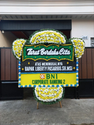 Papan Bunga Duka di Cileungsi