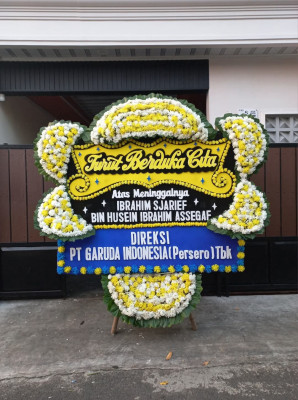 Papan Bunga Duka di Cileungsi