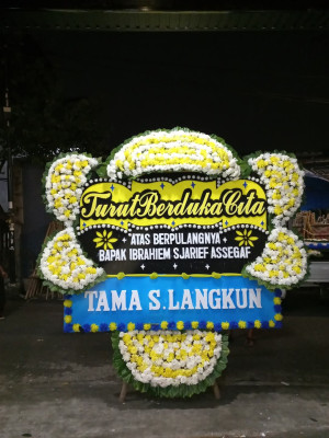 Papan Bunga Duka di Cileungsi