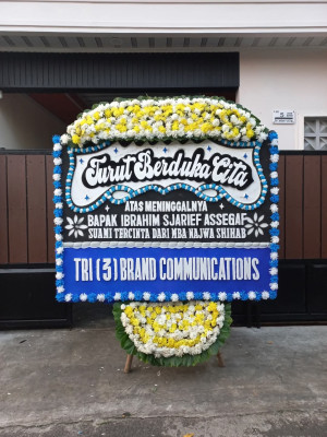 Papan Bunga Duka di Cileungsi